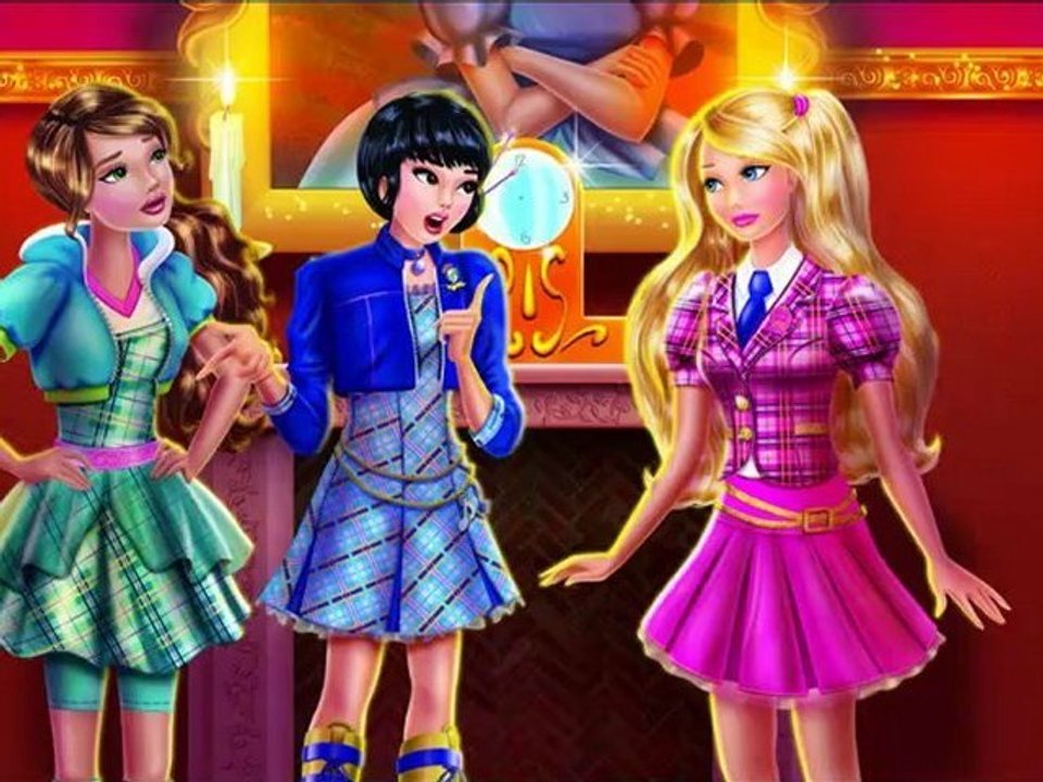 Barbie Princess Charm School - FULL MOVIE - Part 1/10