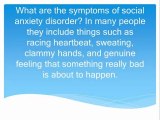 Social Anxiety Disorder Defined