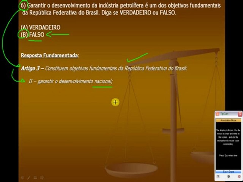 DIREITO CONSTITUCIONAL - QUESTÃO 6