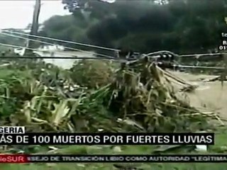 Más de cien muertos por intensas lluvias en Nigeria