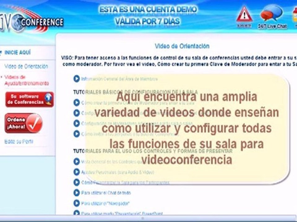 - DEMO GRATUITO - Software para videoconferencia