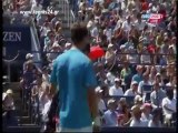Incredible Jump  Behind the Back Shot by Gael Monfils vs J.C Ferrero [US Open 2011]