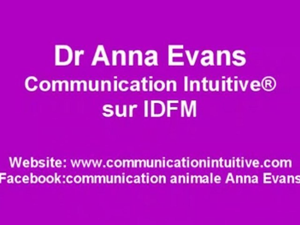 Anna Evans sur IDFM (2/4)