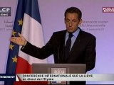 Sarkozy : discours sur la Libye