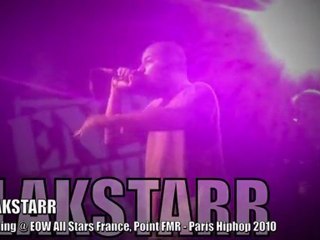 BLAKSTARR qui chauffe le mic @ EOW Paris 2010