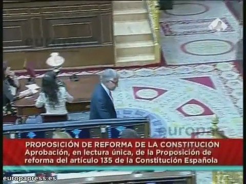 El Congreso aprueba la reforma de la Constitución