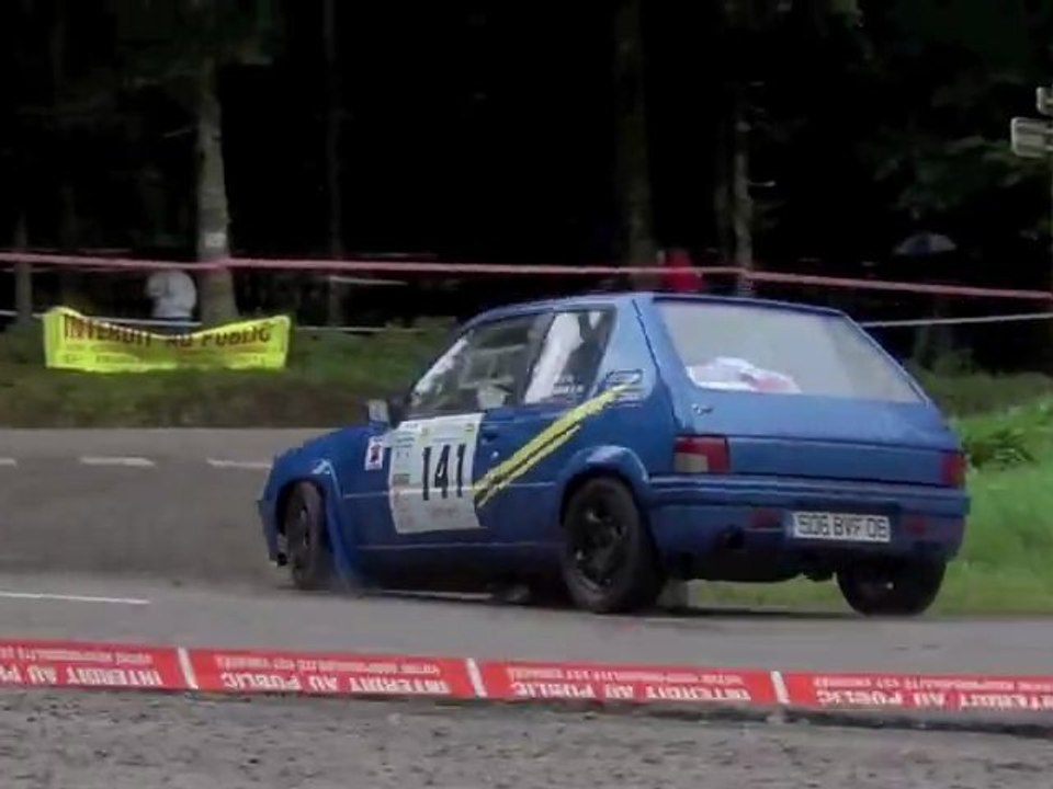 rallye des vallées 2011 equipage AIGUIER Patrick / FAIVRE Jérémy