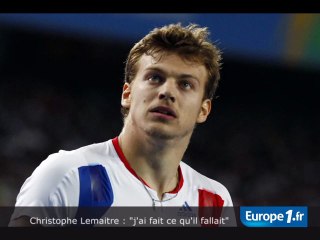 Lemaitre : "j'ai fait ce qu'il fallait"