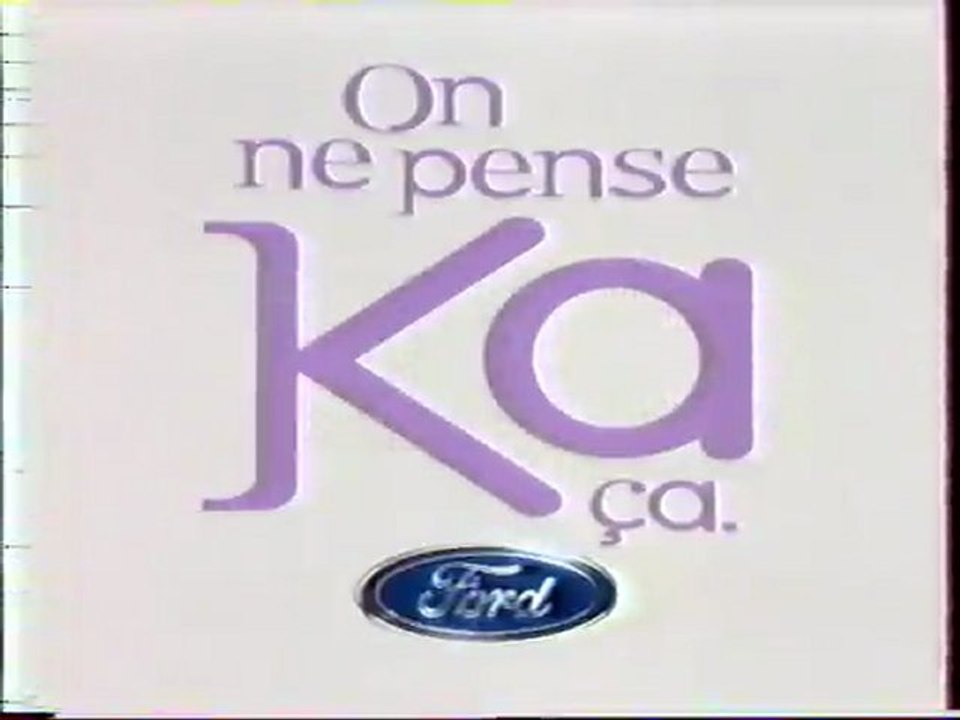 Publicité Ka Ford 1996