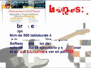 Descripción de los cursos de guitarra online