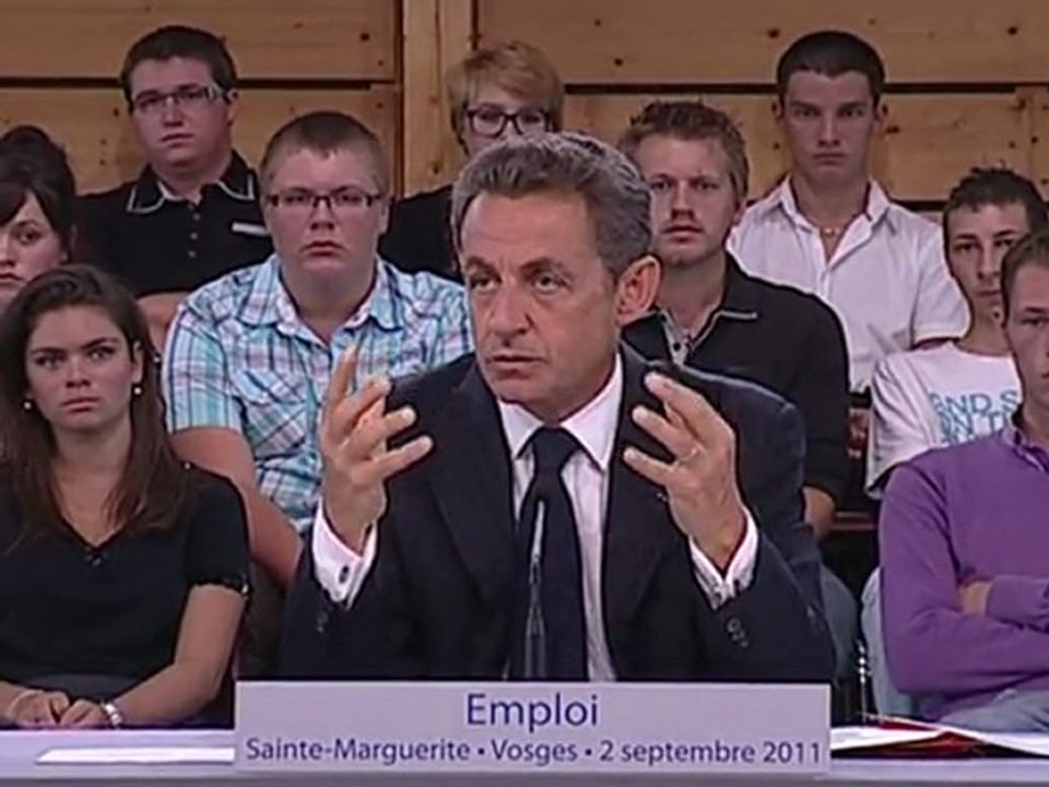Nicolas Sarkozy relativise les mauvais chiffres de l'emploi