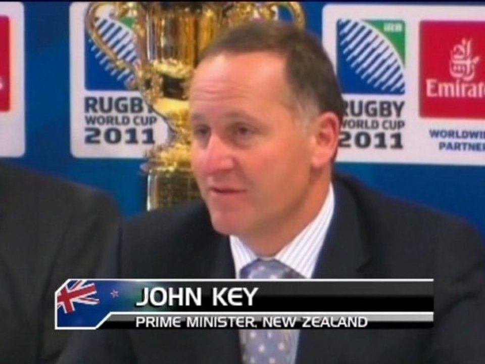 Die Trophäe erreicht Neuseeland