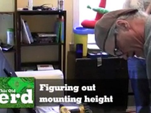 Wall mounting a flat-panel TV