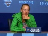 US Open - Caroline Wozniacki imita Nadal