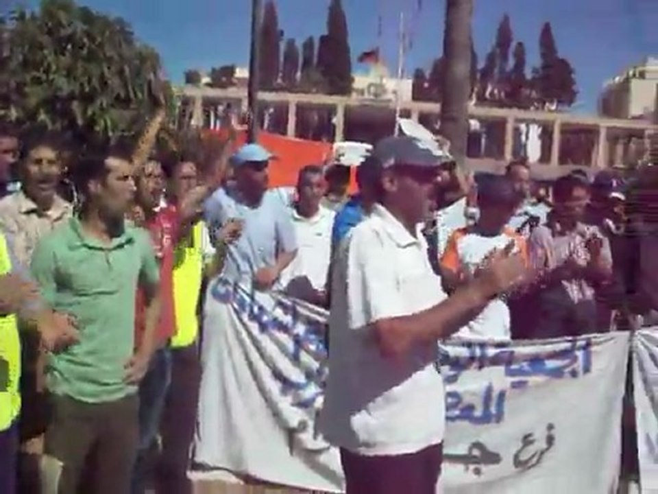 sit in solidarité détenus Jbel Aouam