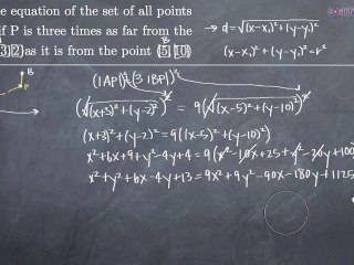 Analytic Geometry-Set of Points Unequally Distant
