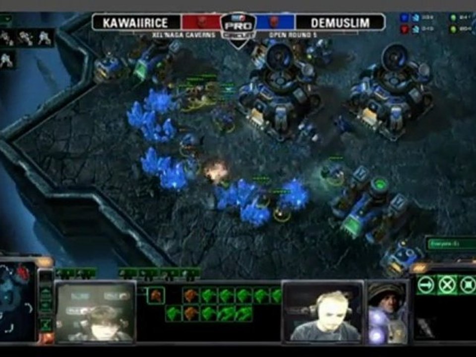 MLG Raleigh 2011 - Starcraft II - Game 1 - Fnatic KawaiiRice (T) VS EG Demuslim (T) Part 1/1