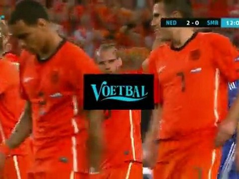 Netherlands vs San Marino (2-0) Sneijder Goal 02/09/2011 Netherlands 2-0 San Marino