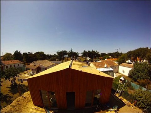 15 jours de travail en 6 minutes ! petit accéléré du travail sur la toiture...