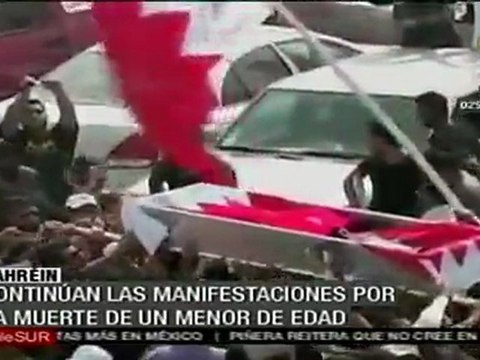 Continúan las manifestaciones Bahréin