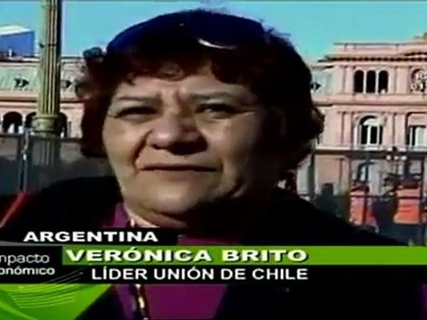Estudiantes argentinos apoyan a sus compañeros chilenos