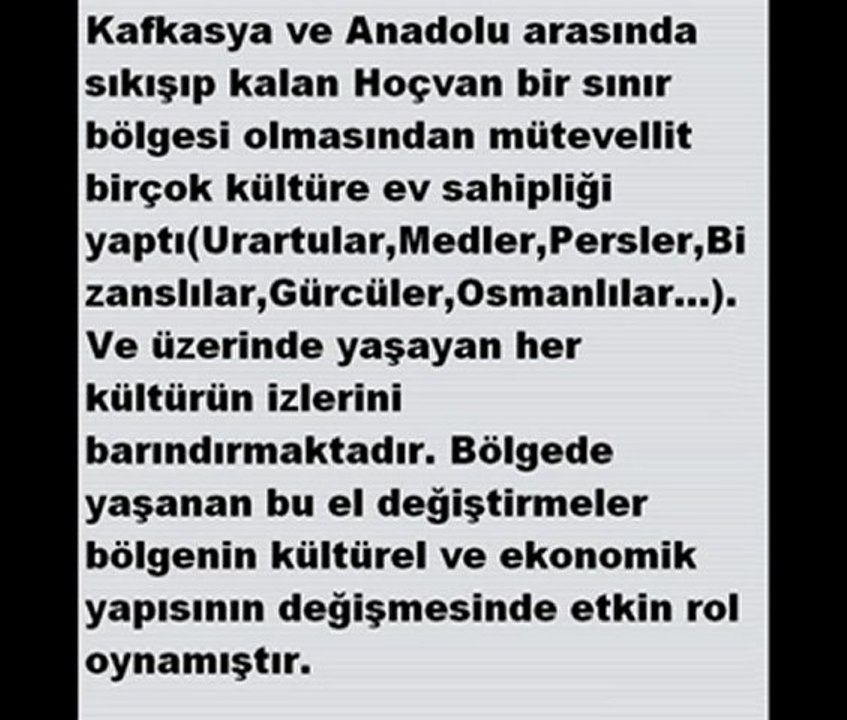 ARDAHAN HOÇVAN KÖYLERİ ESKİ YENİ TARİHİ TARİHÇESİ