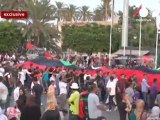 Piazza dei Martiri in festa per la fine del regime di...