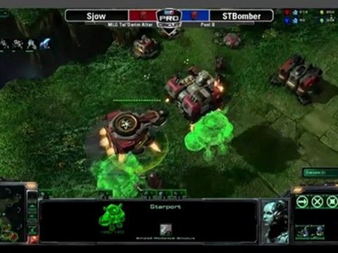 MLG Raleigh 2011 - Starcraft II - Game 1 - Dignitas Sjow (T) VS ST Bomber (T) Part 1/1