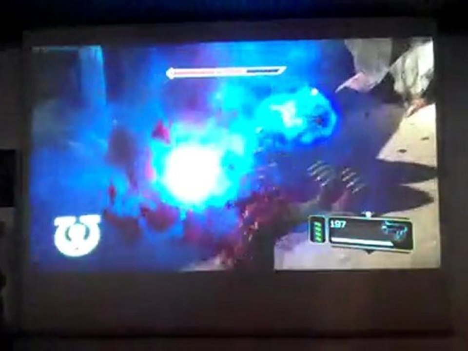 Présentation de Warhammer 40k Space Marine à la Fnac des Halles