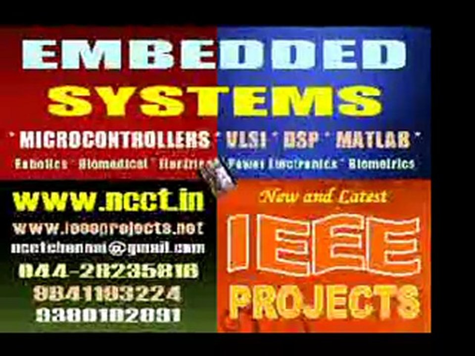 Final year student Project, Engineering Project, IEEE Project - NCCT, www.ncct.in, ncctchennai@gmail.com