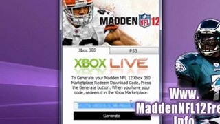 Madden NFL 12 Game Leaked - Free Download on Xbox 360 And PS3