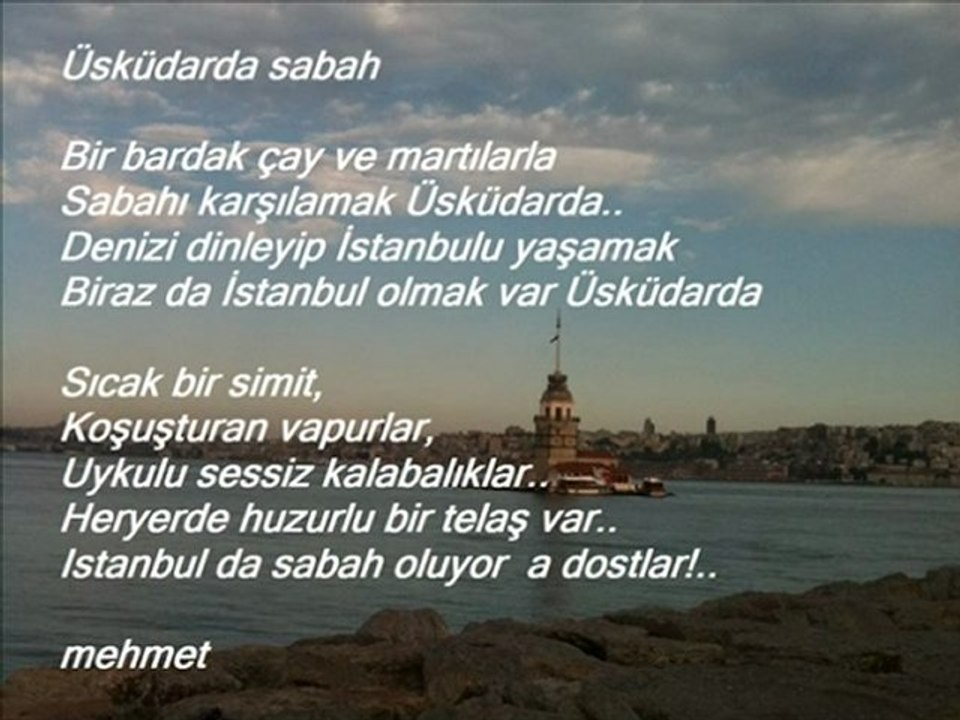 Bir Şarkı-Bir Şiir Kalamış (Münir Nurettin Selçuk)-Üsküdarda Sabah