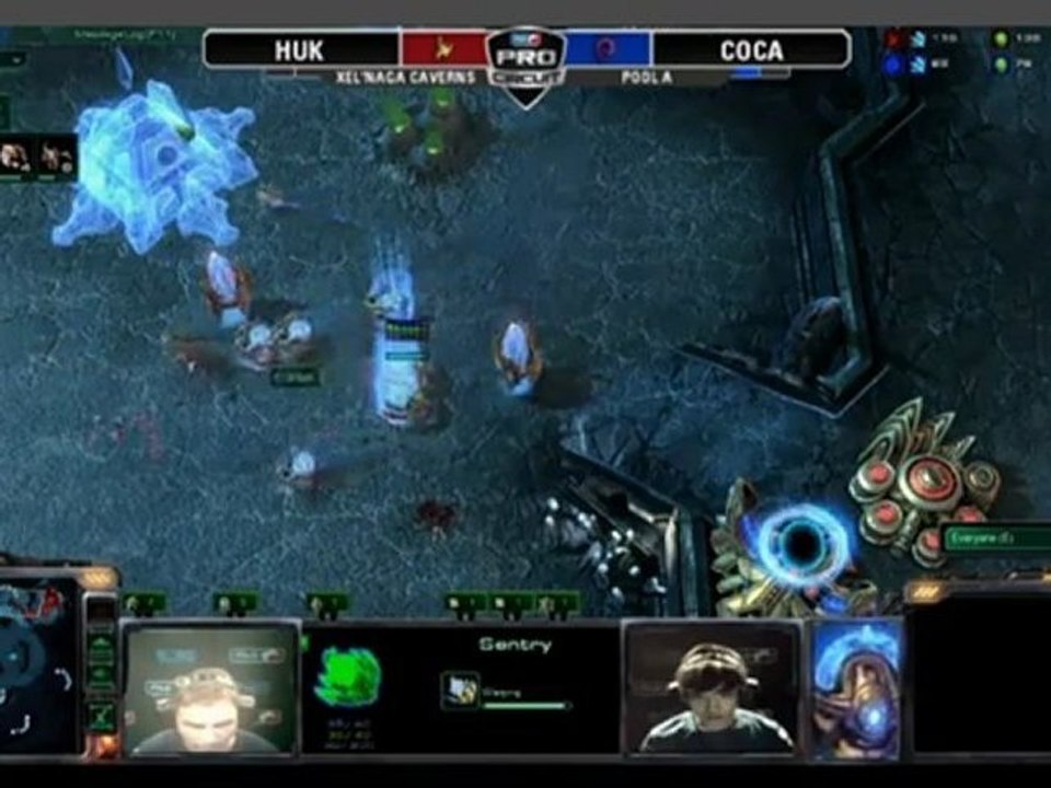 MLG Raleigh 2011 - Starcraft II - Game 2 - EG Huk (P) VS Slayers CoCa (Z) Part 1/1