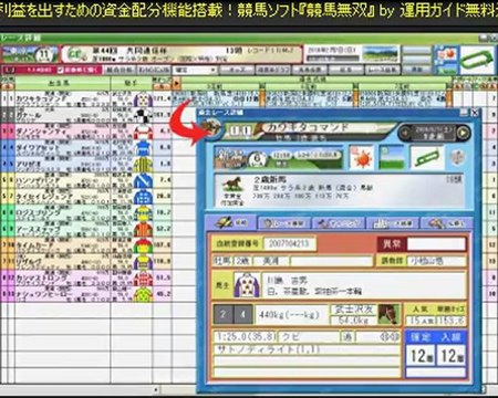 WIN5買い方・超便利ツール【投資競馬初心者必須ツール】無料で始める競馬ソフト『競馬無双』運用ガイド無料進呈
