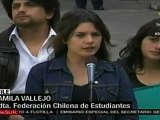 Piñera se reunió con líderes estudiantes en  La Moneda