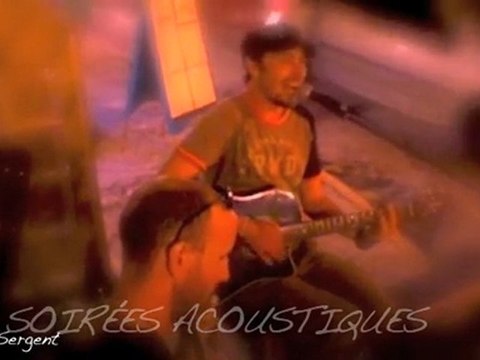 Alright de jamiroquai aux Soirées Acoustiques du Sergent Acoustic guitar slap bass cover