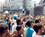 Peaceful Demonstration Against Assad in Albayada , Homs , Syria 2 حمص حي البياضة جمعة الموت ولا المذلة 02-09-2011