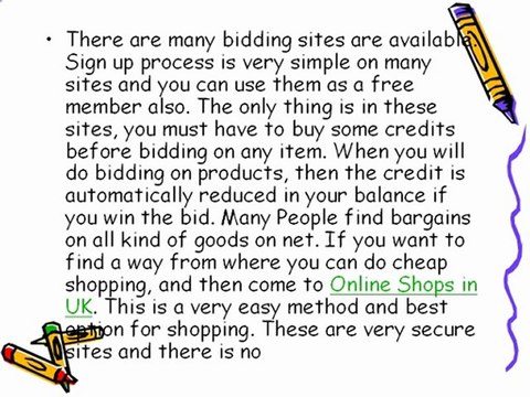 Do Shopping with Penny Auction Sites