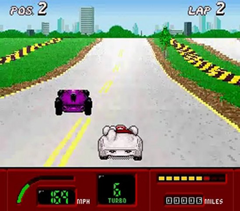 Retro Test Speed Racer Super Nintendo