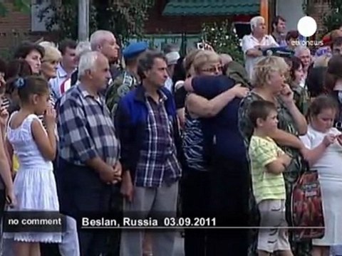 Beslan remembers victims of school tragedy - no comment