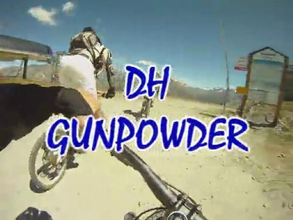 vtt tignes DH GUNPOWDER et fin de la DH KANGOORIDE avec lolo-rs a la cam
