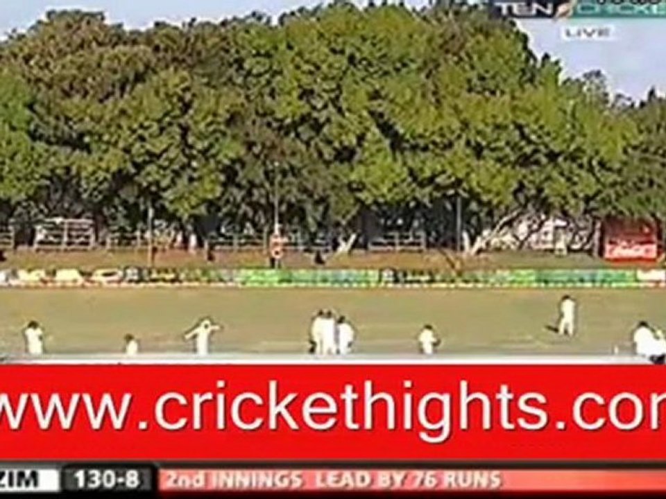 Pakistan vs Zimbabawe 1st Test Match - Series 2011