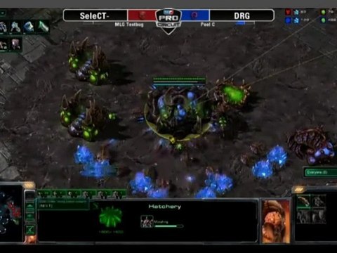 MLG Raleigh 2011 - Starcraft II - Game 2 - Dignitas SelecT (T) VS CoLMVP DRG (Z) Part 1/1