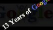 13 Years of Google Doodles (1998 - 2011)