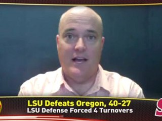 LSU Shakes Off Adversity, Rolls Oregon