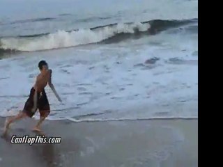 Skimboarding Fail: Kid's Attempt Gone Wrong