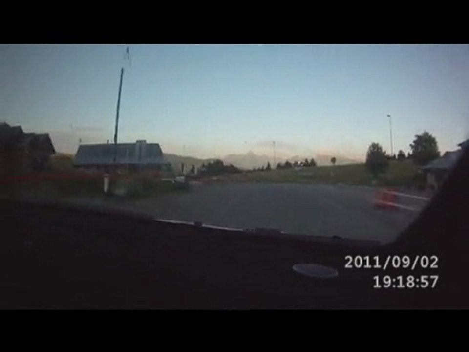 camera embarquée Jean Paul MONNIN Franck GILLIOT Rallye du MONT BLANC 2011 es 5 les trois cols