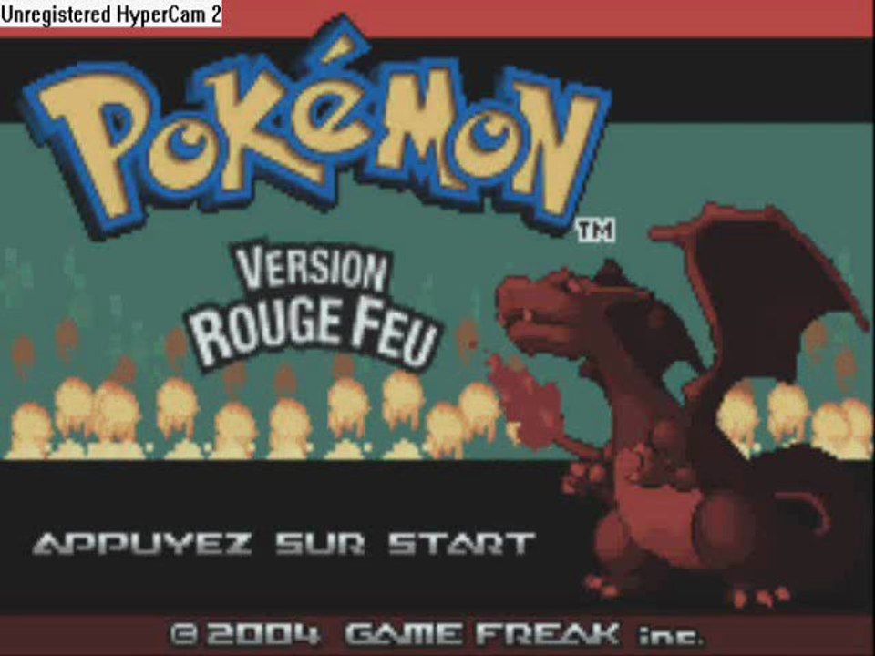 Vidéo Pokemon Rouge Feu (1) Bourg-Palette