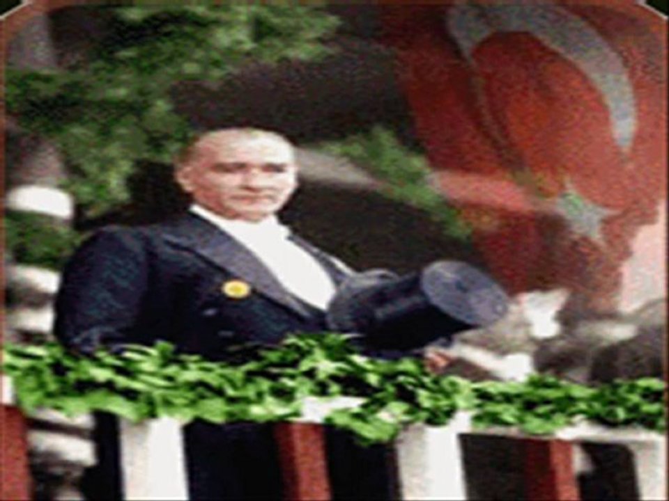 ATATÜRK'ÜN KENDİ SESİNDEN-NE  MUTLU TÜRKÜM DİYENE-