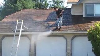 Cedar Roof Pressure Washing